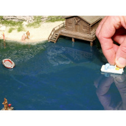 Dvousložkový gel na tvorbu vodní plochy