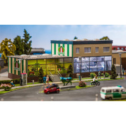 H0 mlékárná se silem