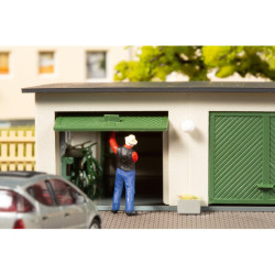 H0 dvojgaráž -stavebnice-