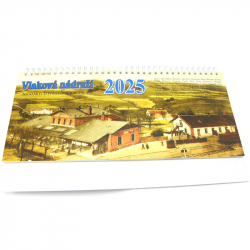 Stolní kalendář - Vlaková nádraží 2025