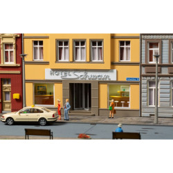 H0 - LED osvětlení -Hotel Schwan-