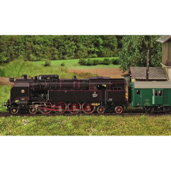 H0 - ručně vyráběná parní lokomotiva 464 071 ČSD