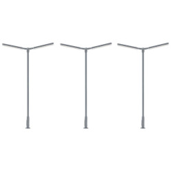 H0 - lapma pouliční dvouramenné studená bílá