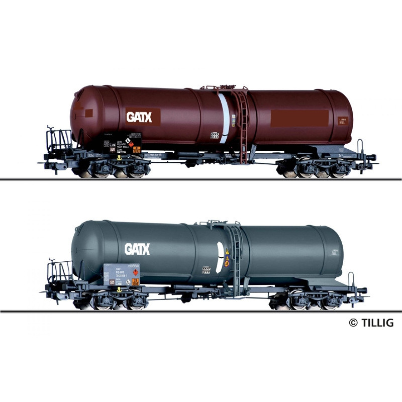 H0 - set dvou kotlových vozů Zans GATX ep.VI