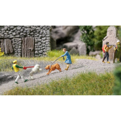 H0 - vtipné scény -Setkání se psem-