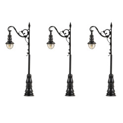 N - LED lucerna oblouková lampa studená bílá 3 kusy