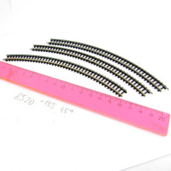 Z - kolej oblouková R 195 mm 45°