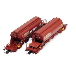 H0 - set dvou výsypných vozů Taoos -Ermewa/Chemoil-  ep.VI